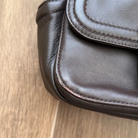 COACH F25150 Vintage Small Brown Campbell Camera Bag